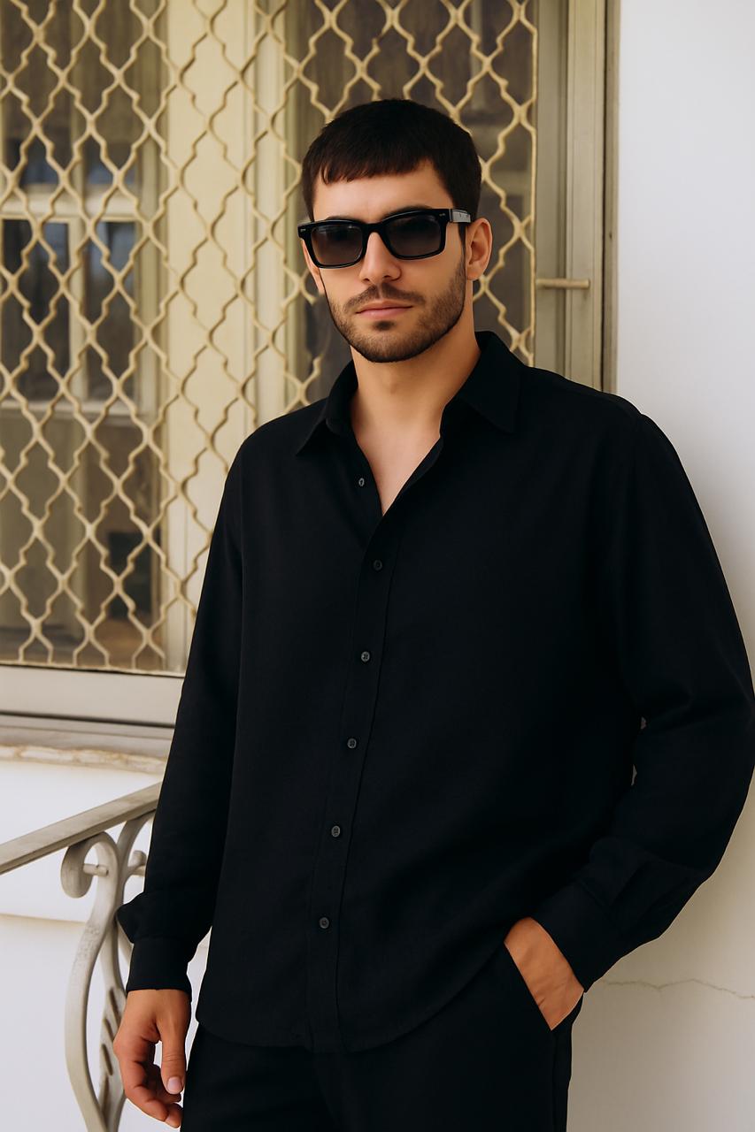 Linen long sleeve shirt